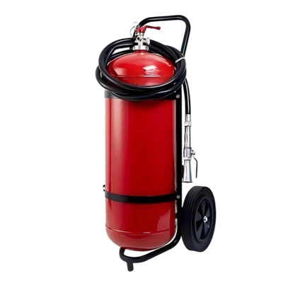 डबल फायर एक्सटिंगुइशर ट्रॉली