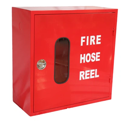 हुक के साथ फायर नली कैबिनेट